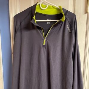 REEBOK MENS 1/4 ZIP PULLOVER ATHLETIC WEAR NEW WITH TAGS
